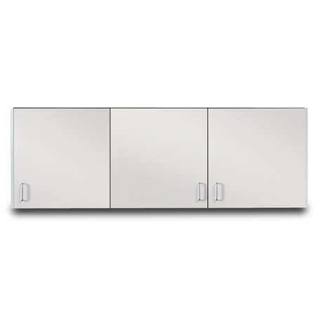 Wall Cabinet w/ 3 Doors, Slate Gray Top, Gray Cabinet -  CLINTON, 8272-0SG-1GR